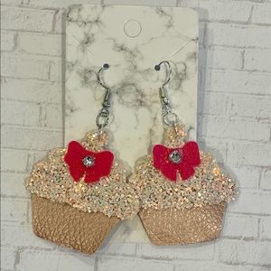 Cupcake earrings